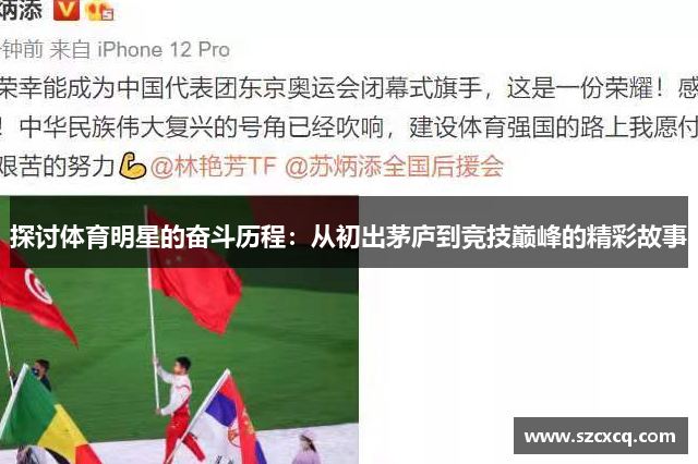 探讨体育明星的奋斗历程：从初出茅庐到竞技巅峰的精彩故事